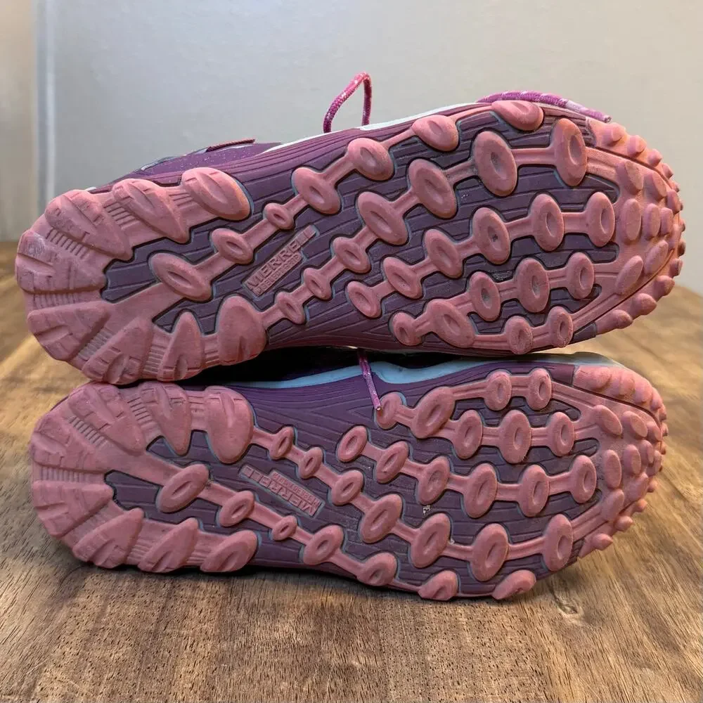 Merrell Kids Chameleon 7 Access Mid Waterproof Hiking Boot Pink Purple Women 7